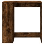 Mesa alta bar con estantes roble ahumado 101x40x103,5 cm de , Mesas de cocina y de comedor - Ref: Foro24-854368, Precio: 84,6...