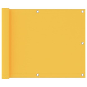 Toldo para balcón tela oxford amarillo 75x500 cm de vidaXL, Sombrillas - Ref: Foro24-135022, Precio: 22,26 €, Descuento: %