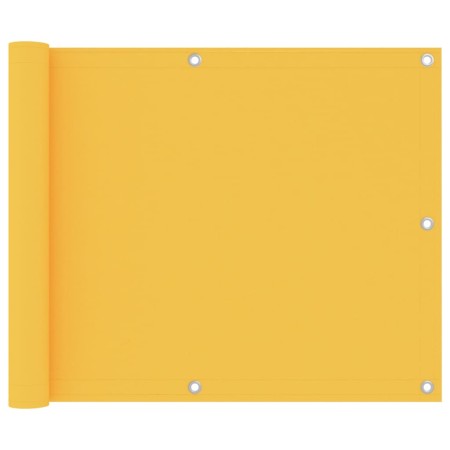 Toldo para balcón tela oxford amarillo 75x500 cm de vidaXL, Sombrillas - Ref: Foro24-135022, Precio: 22,26 €, Descuento: %