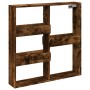 Armario de pared madera de ingeniería roble ahumado 80x15x80 cm de , Estantes y estanterías - Ref: Foro24-854548, Precio: 27,...