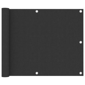 Toldo para balcón tela oxford gris antracita 75x500 cm de vidaXL, Sombrillas - Ref: Foro24-134866, Precio: 26,41 €, Descuento: %