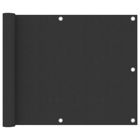 Toldo para balcón tela oxford gris antracita 75x500 cm de vidaXL, Sombrillas - Ref: Foro24-134866, Precio: 26,41 €, Descuento: %