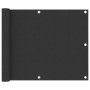 Toldo para balcón tela oxford gris antracita 75x500 cm de vidaXL, Sombrillas - Ref: Foro24-134866, Precio: 26,41 €, Descuento: %