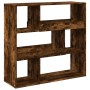 Separador de ambientes madera roble ahumado 100x33x94,5 cm de , Librerías y estanterías - Ref: Foro24-3309478, Precio: 76,61 ...