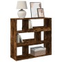 Separador de ambientes madera roble ahumado 100x33x94,5 cm de , Librerías y estanterías - Ref: Foro24-3309478, Precio: 76,61 ...