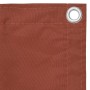 Toldo para balcón de tela oxford terracota 120x500 cm de vidaXL, Sombrillas - Ref: Foro24-134982, Precio: 20,91 €, Descuento: %