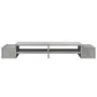 Soporte de pantalla con almacenaje gris hormigón 100x27x15 cm de , Bases y elevadores para ordenadores - Ref: Foro24-854691, ...