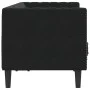 Sofá Chesterfield 2 plazas con cojines terciopelo negro de , Sofás - Ref: Foro24-372688, Precio: 306,08 €, Descuento: %