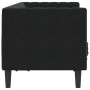 Sofá Chesterfield 2 plazas con cojines terciopelo negro de , Sofás - Ref: Foro24-372688, Precio: 254,83 €, Descuento: %