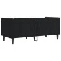 Sofá Chesterfield 2 plazas con cojines terciopelo negro de , Sofás - Ref: Foro24-372688, Precio: 306,08 €, Descuento: %