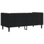 Sofá Chesterfield 2 plazas con cojines terciopelo negro de , Sofás - Ref: Foro24-372688, Precio: 254,83 €, Descuento: %