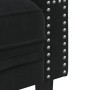 Sofá Chesterfield 2 plazas con cojines terciopelo negro de , Sofás - Ref: Foro24-372688, Precio: 254,83 €, Descuento: %