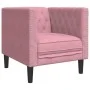 Sillón Chesterfield de terciopelo rosa de , Sofás - Ref: Foro24-372676, Precio: 172,74 €, Descuento: %