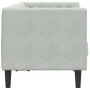 Chesterfield 2-seater sofa with light gray velvet cushions by , Sofas - Ref: Foro24-372683, Price: 254,29 €, Discount: %