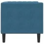 Sillón Chesterfield de terciopelo azul de , Sofás - Ref: Foro24-372681, Precio: 164,63 €, Descuento: %