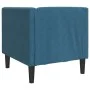 Sillón Chesterfield de terciopelo azul de , Sofás - Ref: Foro24-372681, Precio: 164,63 €, Descuento: %