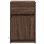 Mesitas de noche luces LED 2 uds madera ingeniería roble marrón de , Mesitas de noche - Ref: Foro24-852011, Precio: 81,60 €, ...