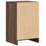 Mesitas de noche luces LED 2 uds madera ingeniería roble marrón de , Mesitas de noche - Ref: Foro24-852011, Precio: 81,60 €, ...