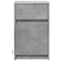 Mesita de noche luces LED 2 uds madera ingeniería gris hormigón de , Mesitas de noche - Ref: Foro24-852005, Precio: 96,67 €, ...