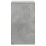 Bedside table with 2 LED lights, made of gray concrete engineered wood. by , Nightstands - Ref: Foro24-852005, Price: 95,40 €...