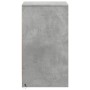 Mesita de noche luces LED 2 uds madera ingeniería gris hormigón de , Mesitas de noche - Ref: Foro24-852005, Precio: 96,67 €, ...