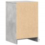 Mesita de noche luces LED 2 uds madera ingeniería gris hormigón de , Mesitas de noche - Ref: Foro24-852005, Precio: 96,67 €, ...