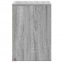 Mesitas de noche luces LED 2 uds madera ingeniería gris Sonoma de , Mesitas de noche - Ref: Foro24-852030, Precio: 72,33 €, D...