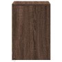 Mesitas de noche luces LED 2 uds madera ingeniería roble marrón de , Mesitas de noche - Ref: Foro24-852032, Precio: 71,01 €, ...