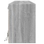 Mueble de TV de pared con LED gris Sonoma 180x31x45 cm de , Muebles TV - Ref: Foro24-3307945, Precio: 127,68 €, Descuento: %