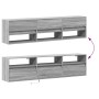 Mueble de TV de pared con LED gris Sonoma 180x31x45 cm de , Muebles TV - Ref: Foro24-3307945, Precio: 127,68 €, Descuento: %
