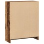 Estantería madera de ingeniería color envejecido 60x24x76 cm de , Librerías y estanterías - Ref: Foro24-855904, Precio: 36,57...