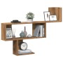 Estante de pared madera ingeniería roble artisian 100x15x70 cm de , Estantes y estanterías - Ref: Foro24-853199, Precio: 36,8...