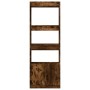 Aparador alto madera de ingeniería roble ahumado 63x33x180 cm de , Librerías y estanterías - Ref: Foro24-3309604, Precio: 91,...