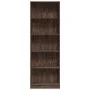 Estantería de madera de ingeniería marrón roble 60x24x176 cm de , Librerías y estanterías - Ref: Foro24-857827, Precio: 77,79...
