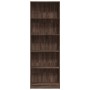 Estantería de madera de ingeniería marrón roble 60x24x176 cm de , Librerías y estanterías - Ref: Foro24-857827, Precio: 80,48...