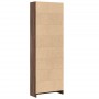 Estantería de madera de ingeniería marrón roble 60x24x176 cm de , Librerías y estanterías - Ref: Foro24-857827, Precio: 80,48...