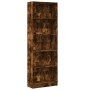 Estantería madera de ingeniería roble ahumado 60x24x176 cm de , Librerías y estanterías - Ref: Foro24-857825, Precio: 74,74 €...