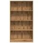 Estantería de madera de ingeniería roble artesanal 80x24x143 cm de , Librerías y estanterías - Ref: Foro24-857852, Precio: 64...