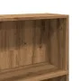 Estantería de madera de ingeniería roble artesanal 80x24x143 cm de , Librerías y estanterías - Ref: Foro24-857852, Precio: 64...