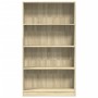 Estantería de madera de ingeniería roble Sonoma 80x24x143 cm de , Librerías y estanterías - Ref: Foro24-857846, Precio: 57,96...