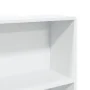 Estantería de madera de ingeniería blanca 80x24x143 cm de , Librerías y estanterías - Ref: Foro24-857844, Precio: 59,35 €, De...