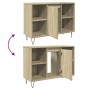 Mueble de baño madera de ingeniería roble Sonoma 80x33x60 cm de , Muebles de baño - Ref: Foro24-849680, Precio: 63,74 €, Desc...
