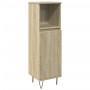 Set de muebles de baño 3 pzas madera contrachapada roble Sonoma de , Muebles de baño - Ref: Foro24-3307674, Precio: 173,37 €,...