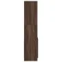Aparador de madera de ingeniería marrón roble 63x33x140 cm de , Librerías y estanterías - Ref: Foro24-855112, Precio: 69,94 €...