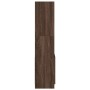 Aparador de madera de ingeniería marrón roble 63x33x140 cm de , Librerías y estanterías - Ref: Foro24-855112, Precio: 71,40 €...
