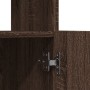 Aparador de madera de ingeniería marrón roble 63x33x140 cm de , Librerías y estanterías - Ref: Foro24-855112, Precio: 71,40 €...