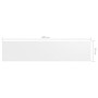 Toldo para balcón tela oxford blanco 90x400 cm de vidaXL, Sombrillas - Ref: Foro24-134893, Precio: 22,68 €, Descuento: %