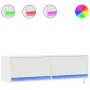 Mueble de TV de pared con luces LED blanco 140x31x38 cm de , Muebles TV - Ref: Foro24-852369, Precio: 95,77 €, Descuento: %