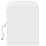Mueble de TV de pared con luces LED blanco 140x31x38 cm de , Muebles TV - Ref: Foro24-852369, Precio: 97,04 €, Descuento: %