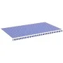 Tela de repuesto para toldo azul y blanco 6x3,5 m de vidaXL, Toldos - Ref: Foro24-311924, Precio: 82,84 €, Descuento: %